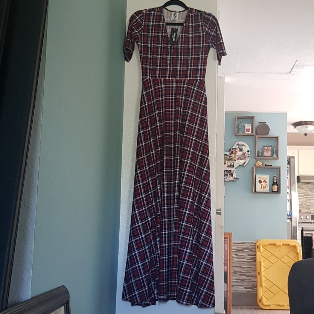 Agnes & Dora Plaid Austen Dress size Small